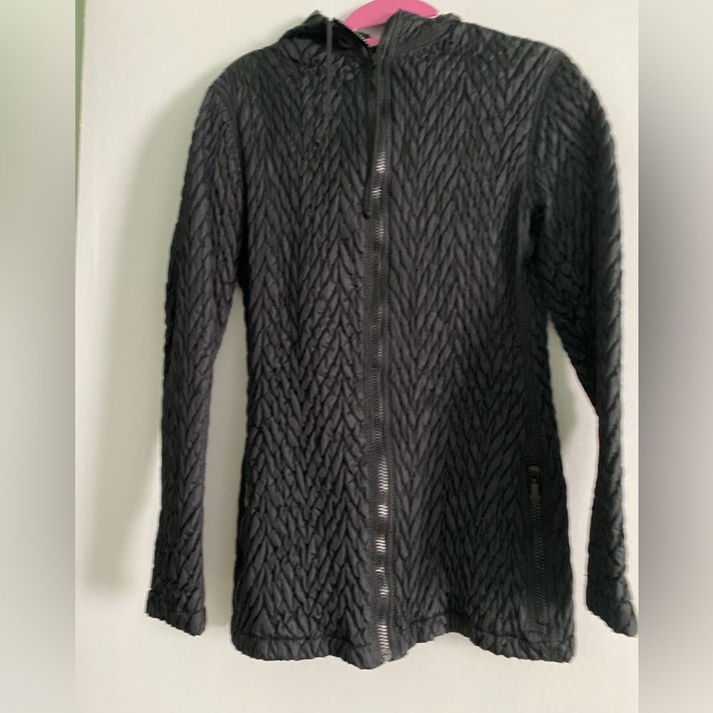 JEAN PAUL GAULTIER (JPG) LIGHT,  HOODED, QUILTED WINDBREAKER JACKET, SIZE 44(10)